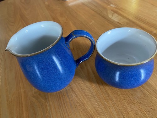 Denby imperial blue milk jug - blue, &