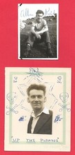 ALLAN KIDD SPEEDWAY RIDER POOLE PIRATES 1948-1949 ORIGINAL AUTOGRAPH PHOTOGRAPH+