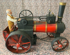 Collectors Item, Metal Model Of Old Style Traction Engine Complete With Driver
