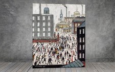 L. S. Lowry  Industrial Scene  CANVAS PAINTING ART PRINT POSTER 2013