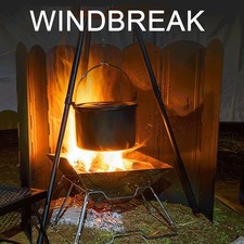 Windshield Galvanized Iron Frame Heavy Duty Outdoor Professional Stove