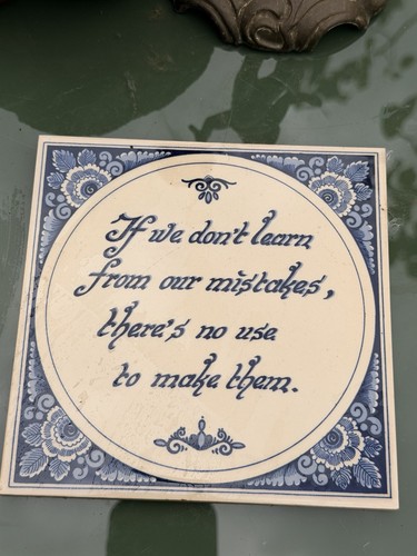 Vintage delft blue hand - delft,