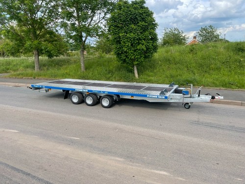 New car transporter trailer - car,