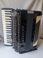 Borsini SL 945 96 Bass Accordion Italian 4 Voices 37 Keys With Case