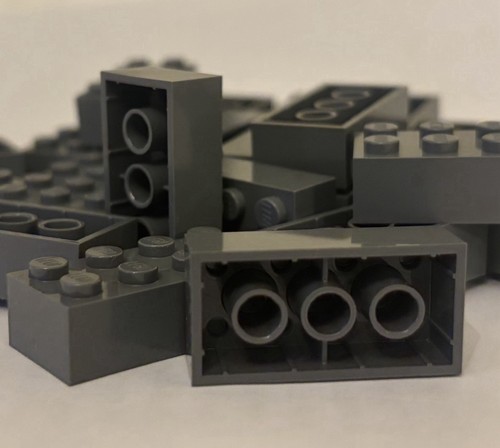 Lego bricks 2x4 dark - bricks,
