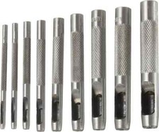9X HOLLOW HOLE PUNCH SET for