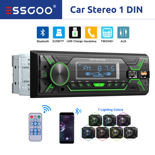 Car stereo radio single - 1, din