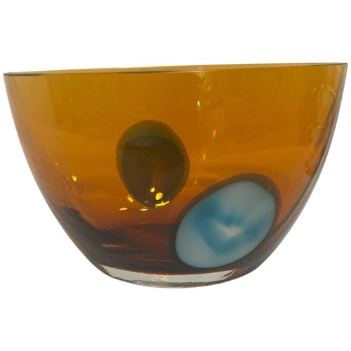 Art glass bowl - glass,