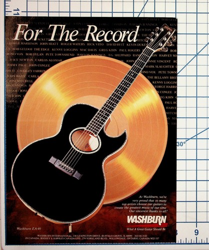 Washburn guitar w - guitar, ad