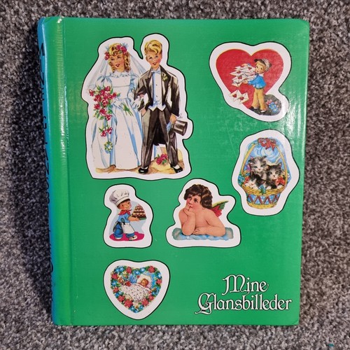 Vintage scrapbook with - vintage,