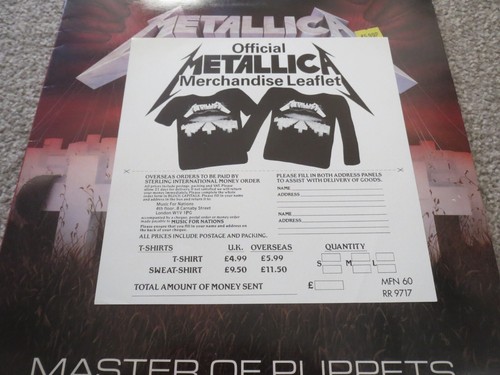 Metallica master puppets - of, puppets-