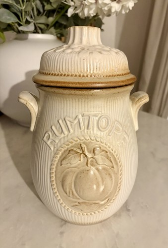 Vintage rumtopf jar cream - jar,
