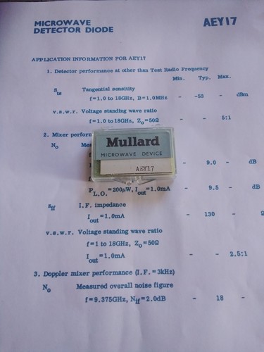 Vintage mullard microwave - mullard,