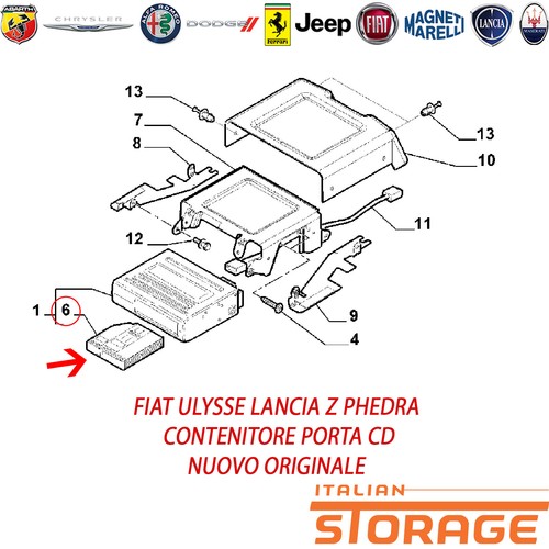 Fiat ulysse lancia phedra cd - fiat,
