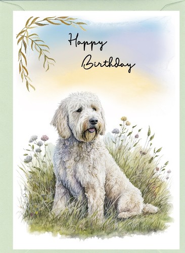 Labradoodle doodle dog - /, (4"x