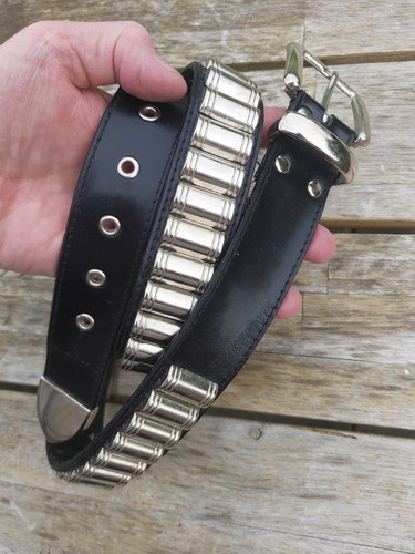 Pre loved black leather - leather, /