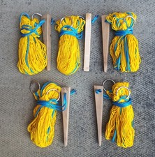5 yellow rabbit purse nets