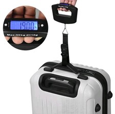 50KG Digital Luggage Scale Travel Portable Handheld Weighing Tool Suitcase Bag