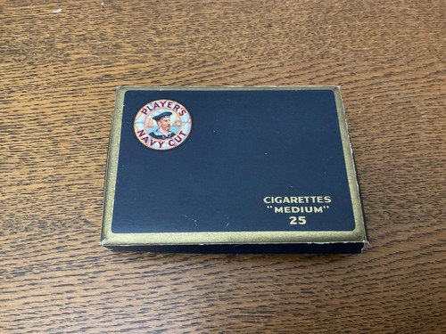 Players navy cut cigarette tin - cut,