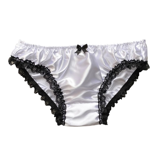 Satin silky frilly - satin,