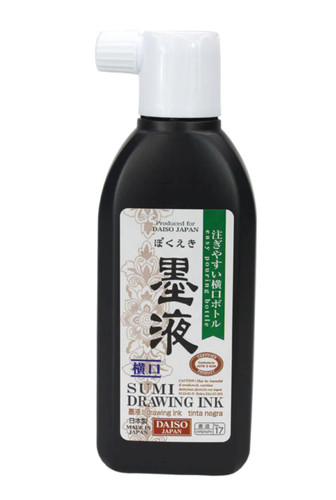 Japanese sumi drawing - sumi,