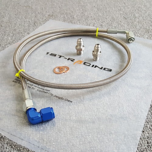 Braided turbo oil - turbo, pipe