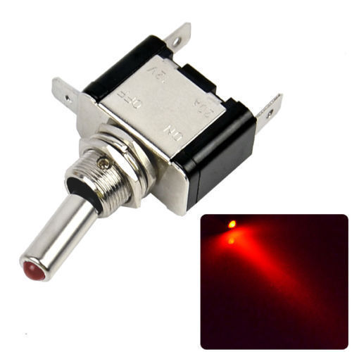 Led illuminated off toggle - on/off,