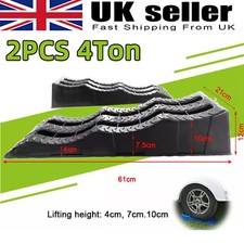 2X Low Level Rise Car Ramps 4