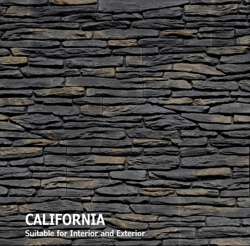 Stone facing wall - wall,