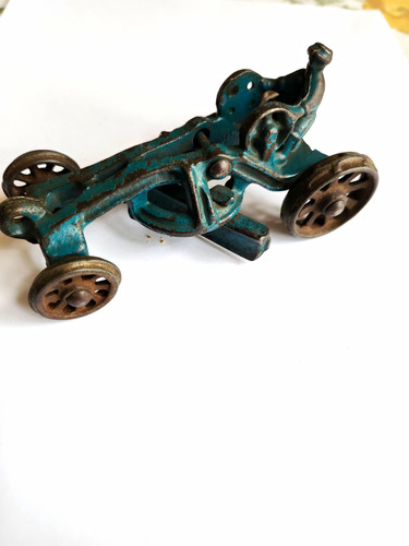 Vintage cast iron toy car - iron, open