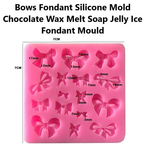 Bows fondant silicone mold - fondant,