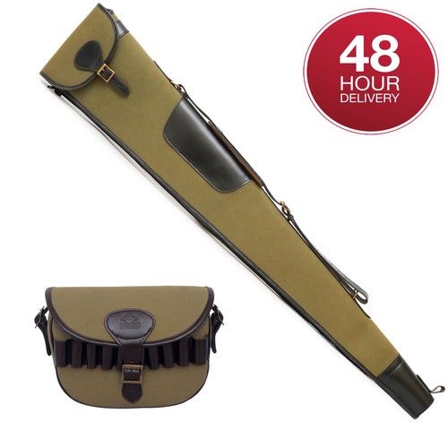Canvas genuine leather gun - canvas,