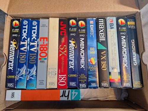 Used recordable vhs tapes - 14,