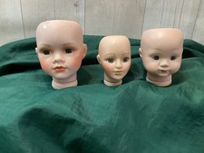 Vintage  Porcelain Doll Heads