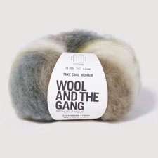 Wool and the Gang Take Care Mohair Self-Striping Stripe Wool Yarn - 100 Metres