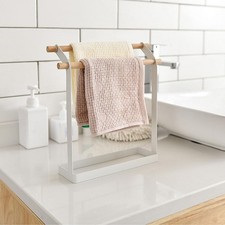Hand Towel Holder Stand 2 Bar