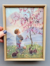 Vtg  Picture Frame Morning