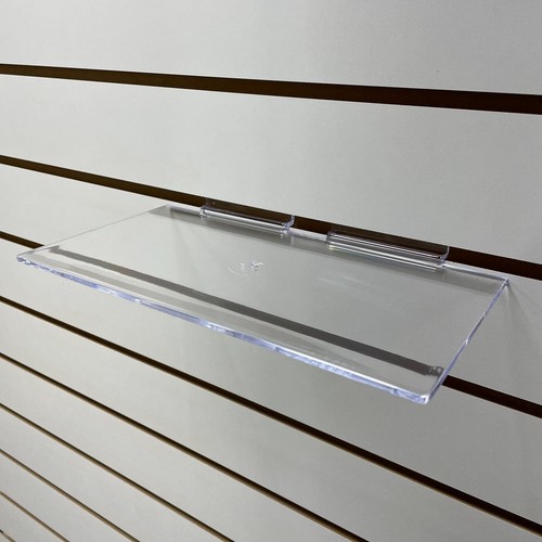 Slatwall shelves perspex - slatwall,