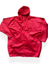 Vintage Lee Valley Mac red rain coat jacket size XL| SKU 651