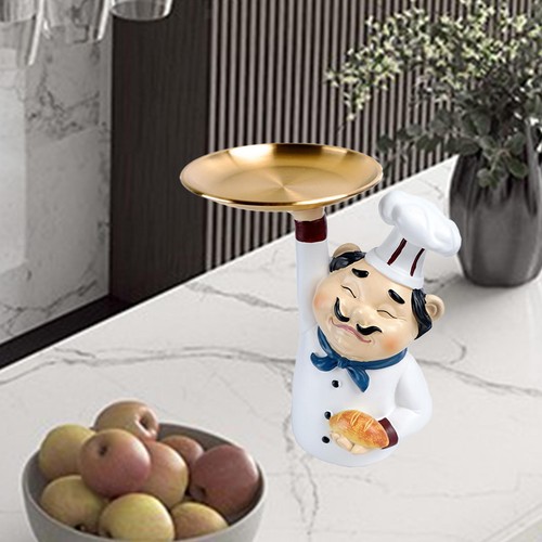 Chef statue gourmet kitchen - gourmet,