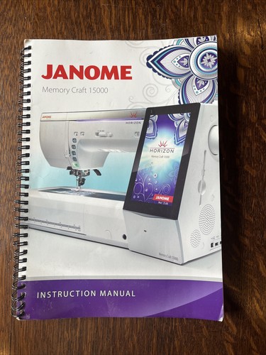 Janome memory craft 15000 - janome,