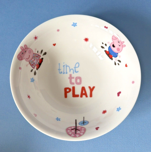 Pepper pig ceramic bowl - ceramic,