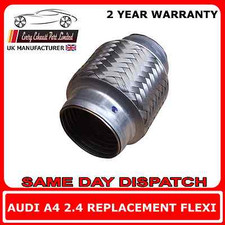 Audi A4 2.4 2002-2005 Exhaust Repair Flexi Flex Weld On Replacement front Pipe