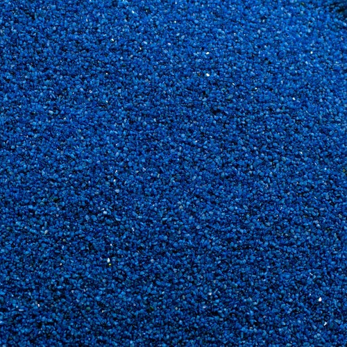 Modelling coloured sand blue - sand,