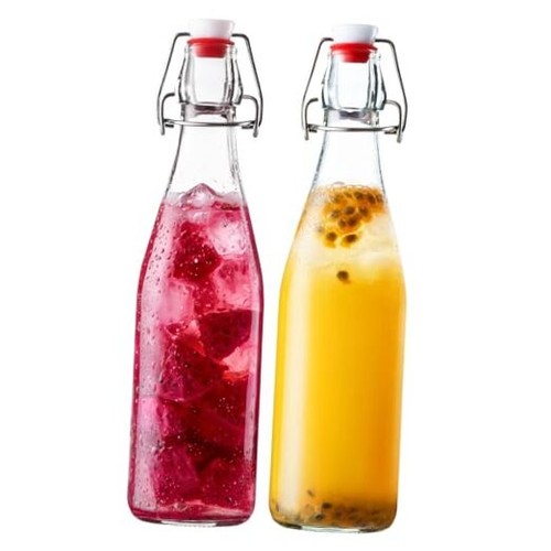 16oz swing top - top, bottles