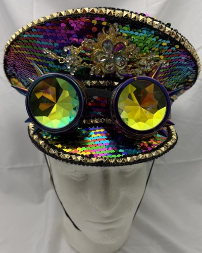 Rainbow steampunk captain - rainbow,