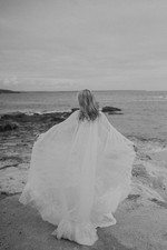 Stunning Bridal Wedding Cape - Custom Design - Whimsical Feel