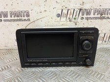AUDI A3 8P NAVIGATION PLUS SAT NAV STEREO HEAD UNIT 8P0035192L 2004-2012 NO CODE