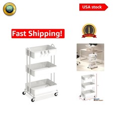 Sturdy White Metal Rolling