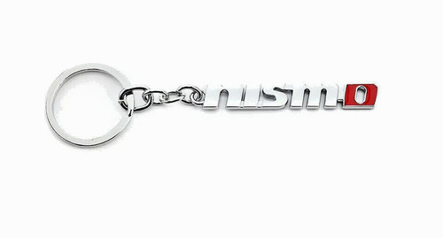 Silver nismo metal keyring - nismo,